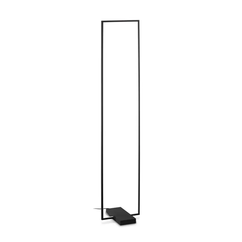 IDEAL LUX FRAME Lámpara de Pie Negro Ocasión Especial