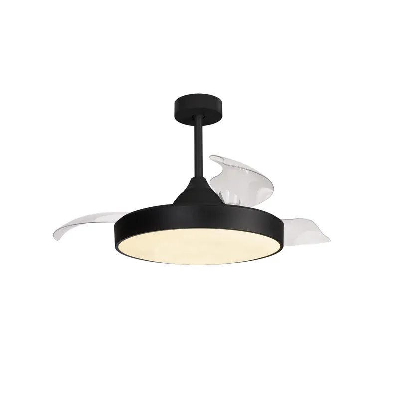 MANTRA ALASKA Plafón Ventilador Negro Marca Reconocida