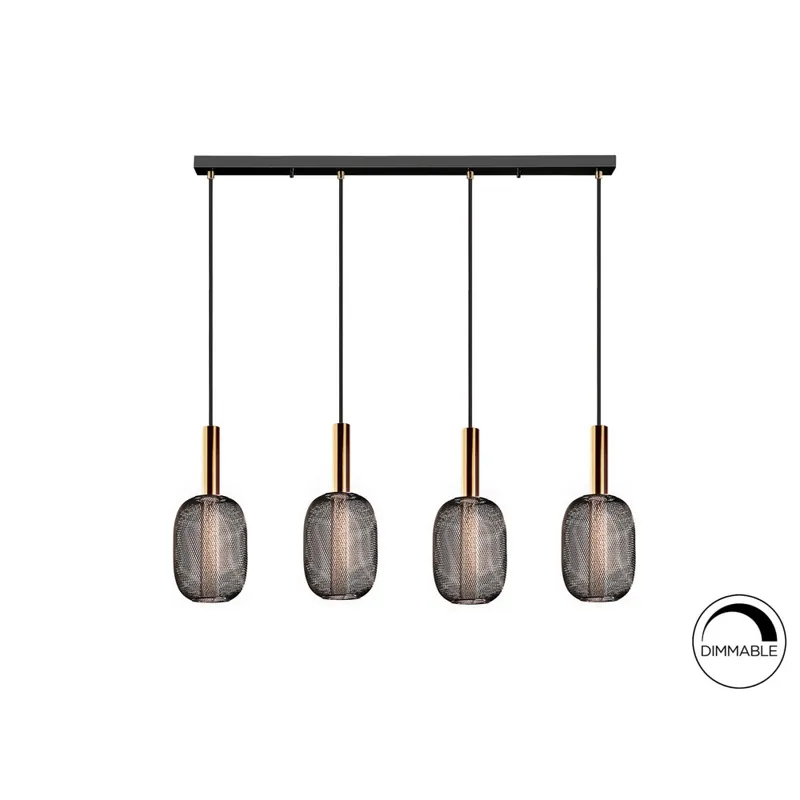 Descuento SCHULLER MICRÓN Colgante 4L Oro-Negro Dimable