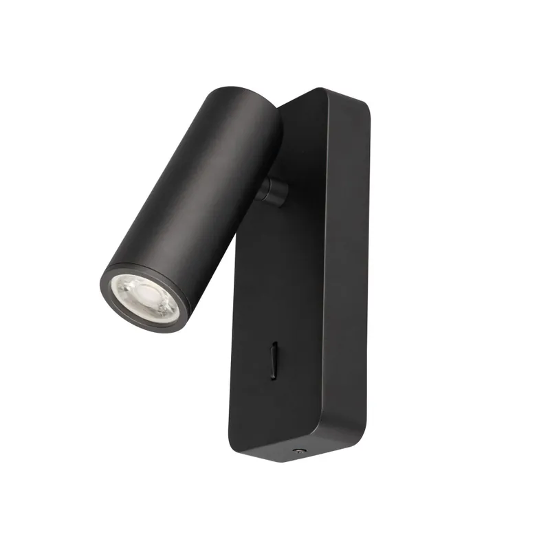 MANTRA NOTTE Aplique Lector Mini GU10 Negro Ocasión Especial
