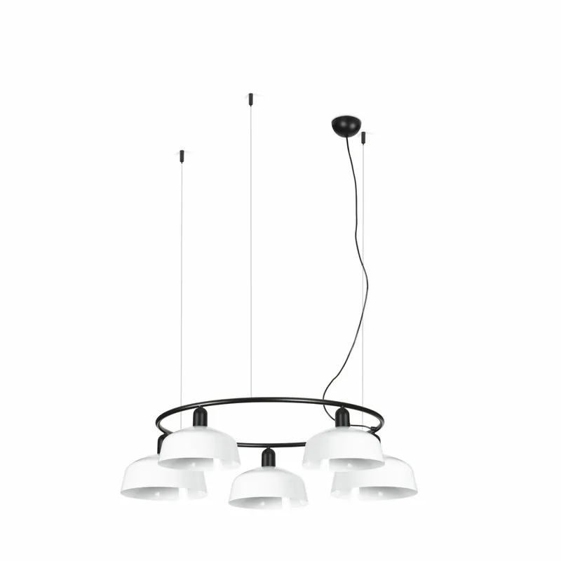 Venta Final FARO TATAWIN M Metal Colgante Circular Blanco