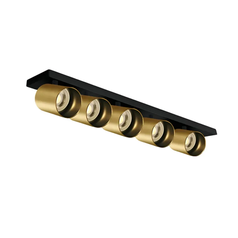 ONE LIGHT Regleta 5L Orientable Latón Envío Exprés
