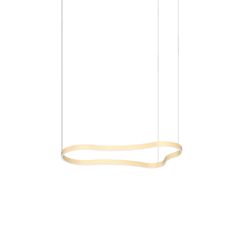 Entrega Rápida IDEAL LUX WAVES-2 SP Colgante Oro