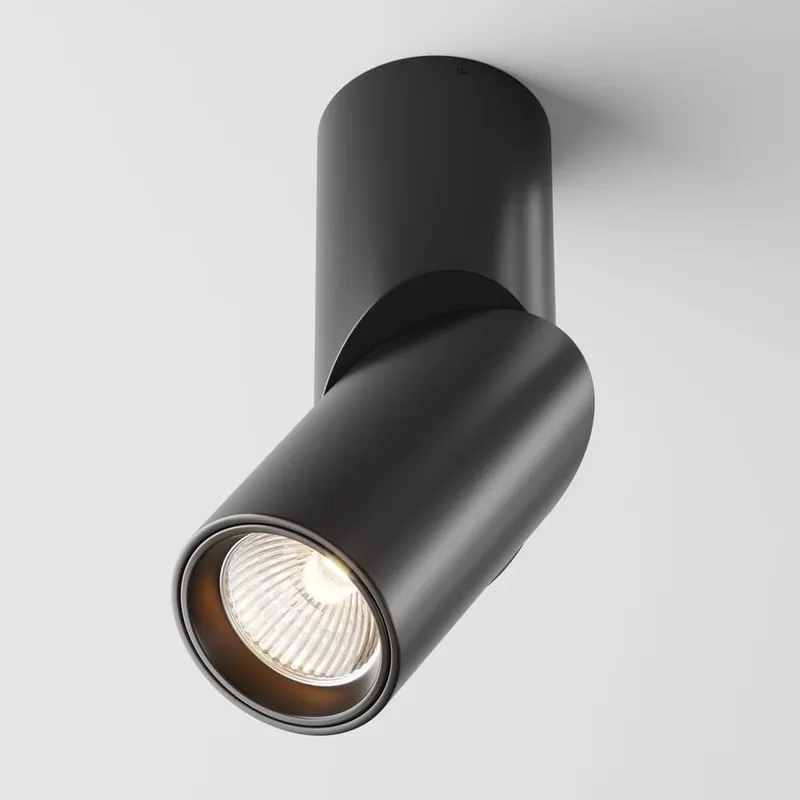 Alta Calidad MAYTONI DAFNE Foco Giratorio Negro 10W 3000K