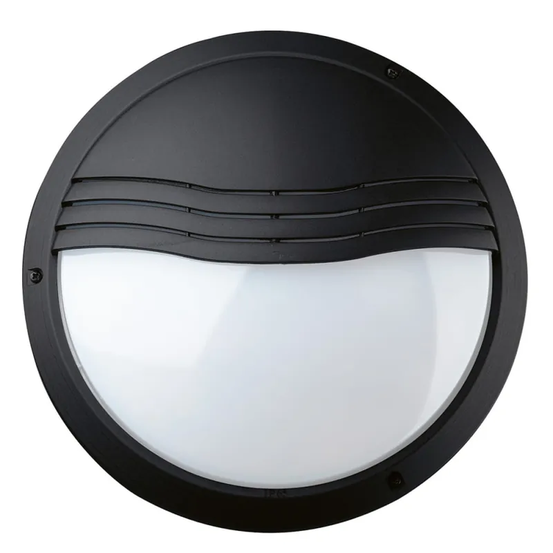 Directo De Fábrica CRISTHER PLAFF HOOD Plafón-Aplique Negro IP65