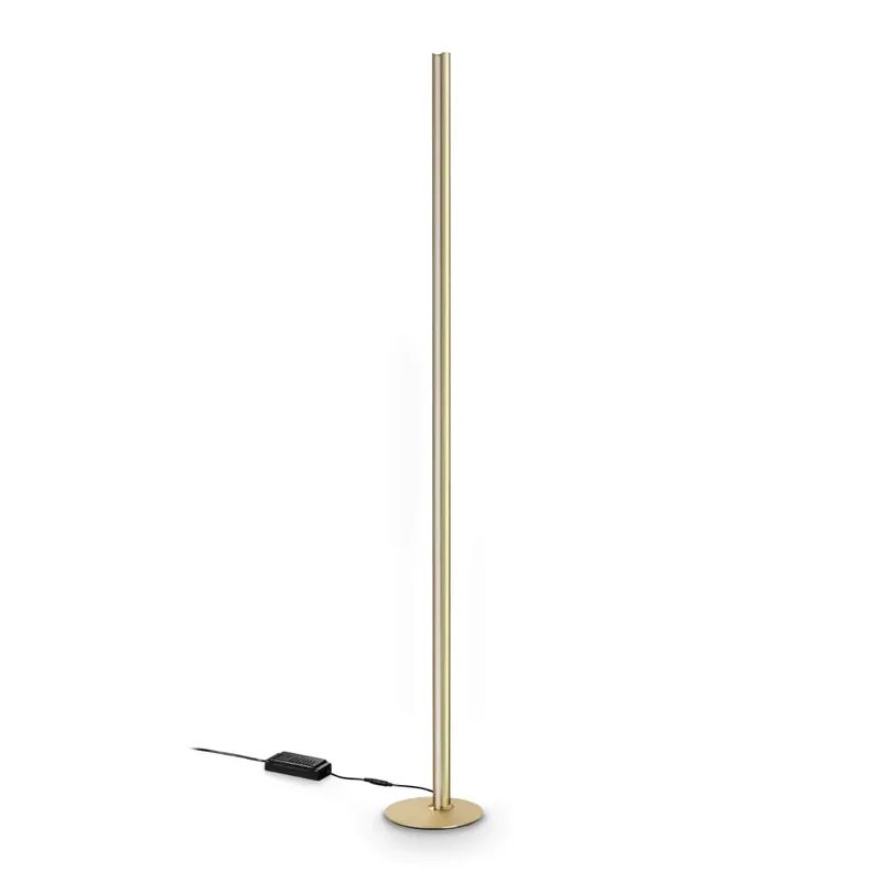 Venta Final IDEAL LUX DORICA PT1 Lámpara de Pie Latón Cepillado
