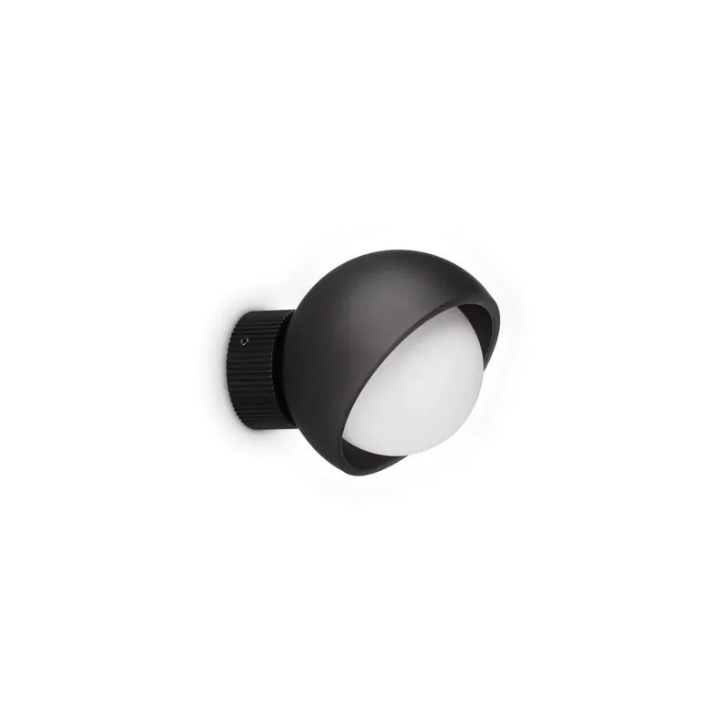 IDEAL LUX BLOOM AP1 D11 Aplique Negro Devolución Gratuita