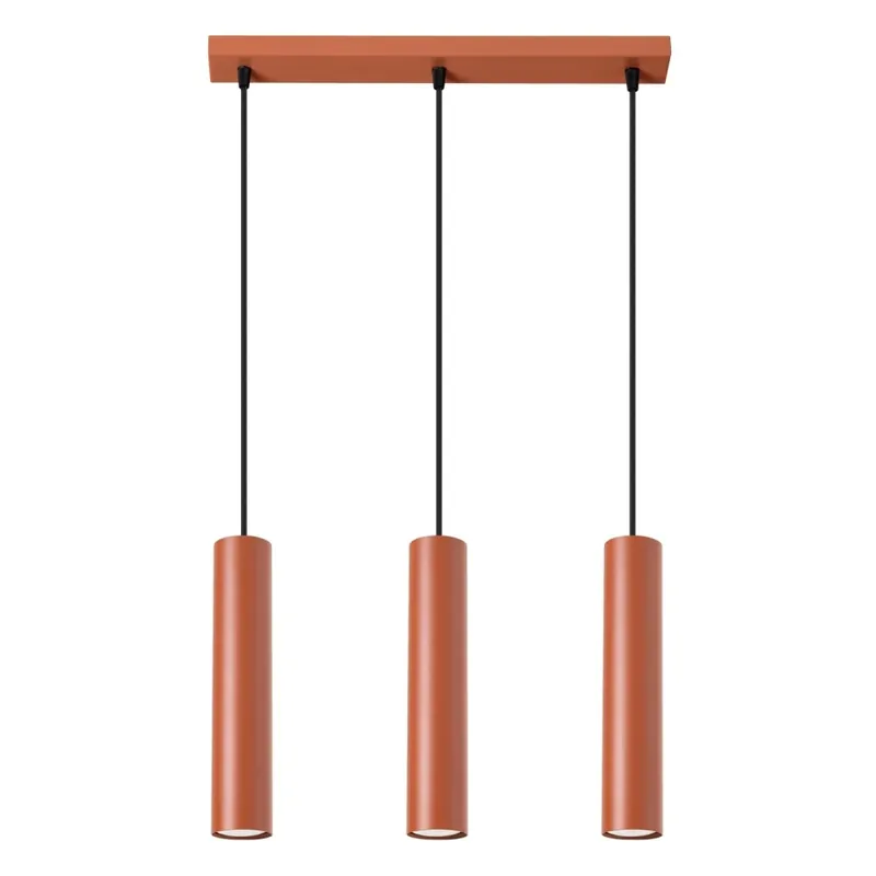 Suspension Vaza, rouge, 3 lumières Solo Por Tiempo Limitado