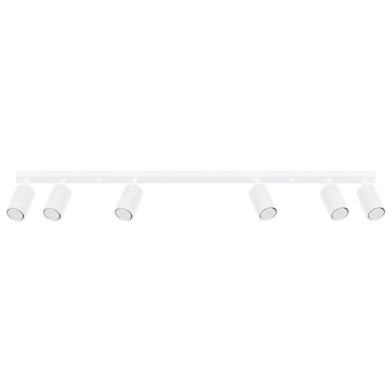 Certificado Applique murale Moto, blanc, 6 lumières