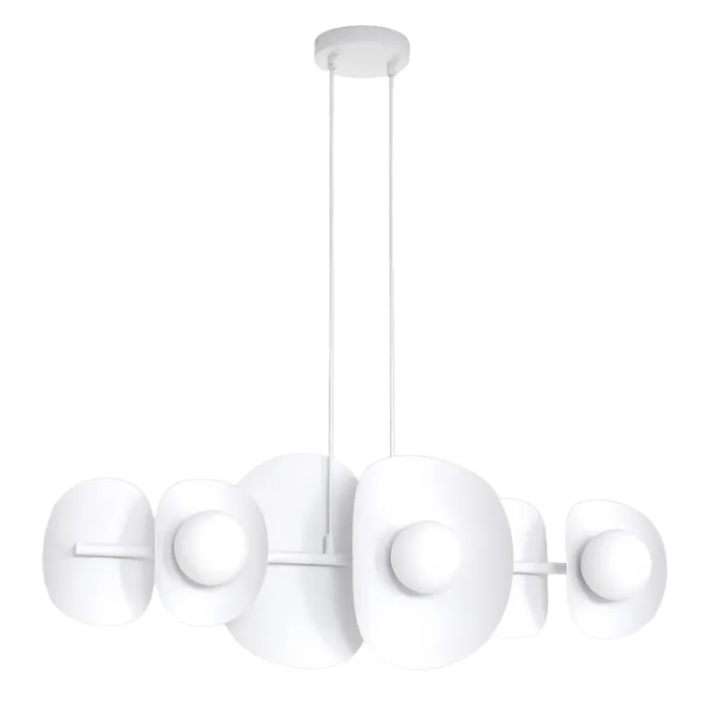 Oferta Limitada Suspension Lithora blanche (4 lumières)