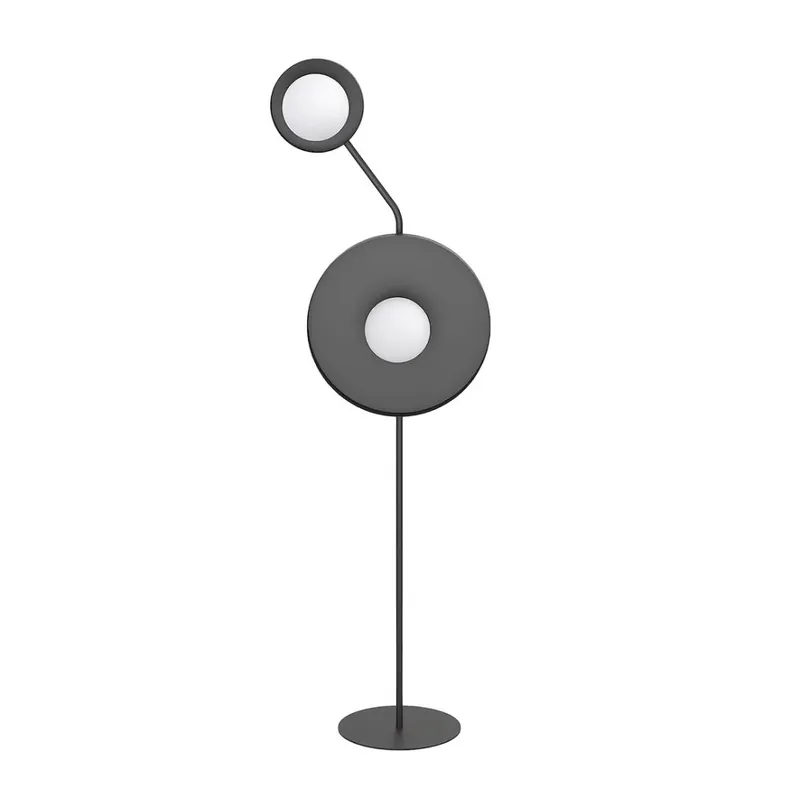 Precio Rebajado Lampe sur pied Novara noire (2 lumières)