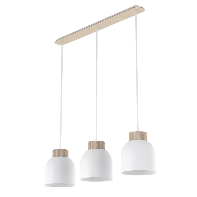 Venta Final Suspension Oka Blanc (3 lumières)