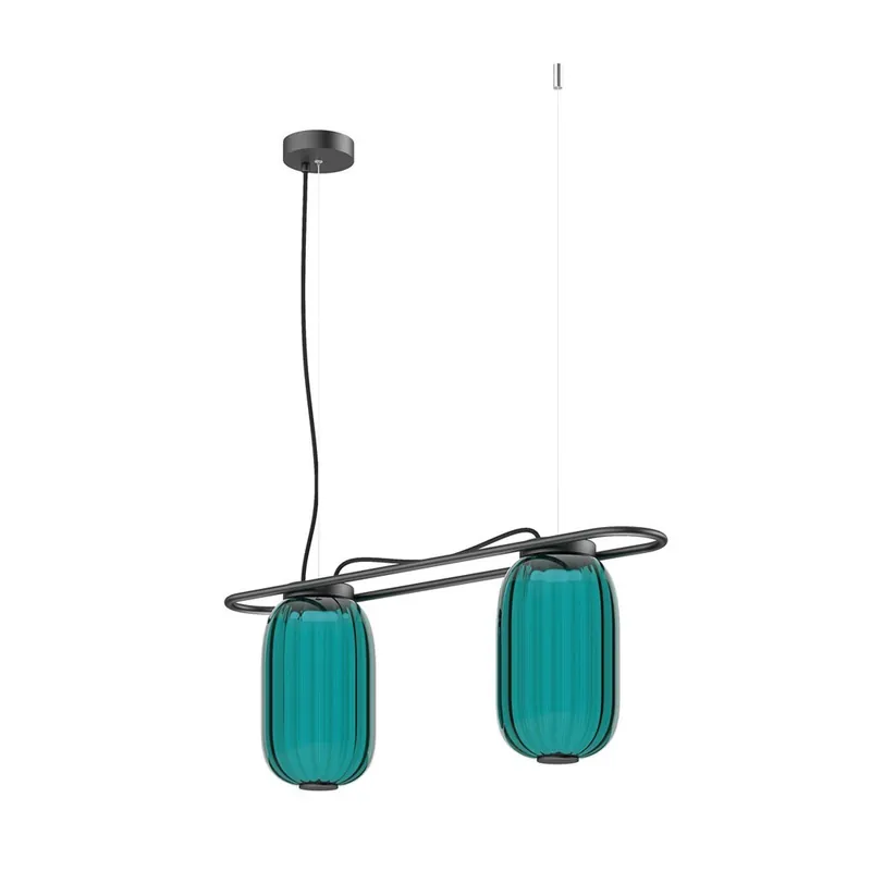 Lámpara de techo LED Krista Azul (2x10W) Rebajas
