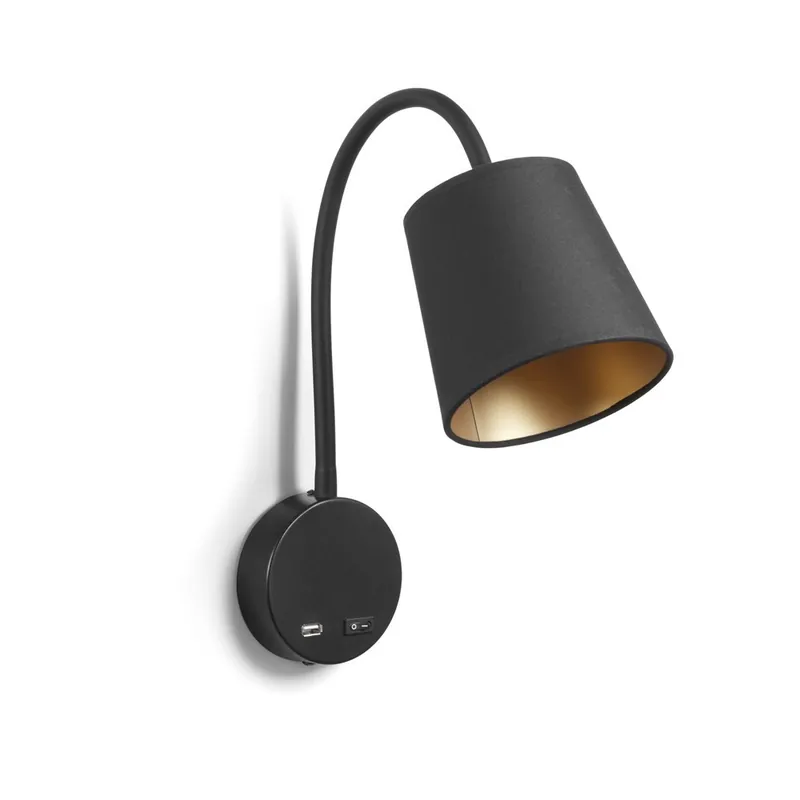 Aplique con interruptor y USB Montecarlo Promoción Exclusiva