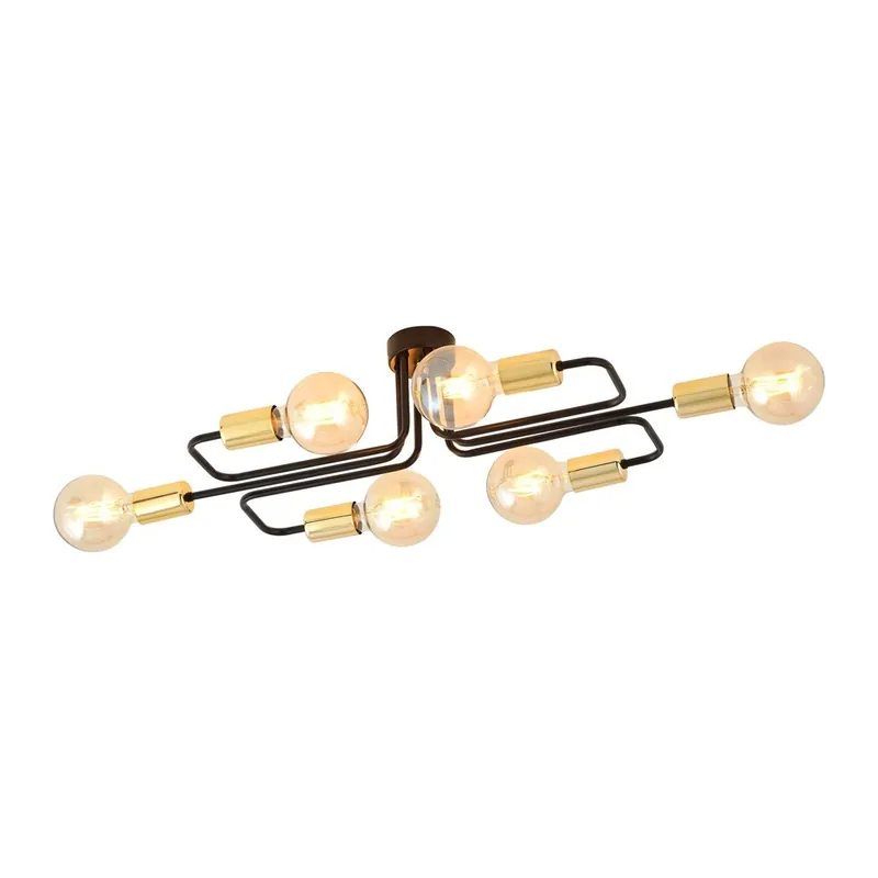 Plafón de techo Vender Oro (6 luces) Alta Calidad