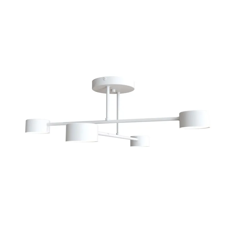 Stock Limitado Plafón de techo Tanfa Blanco (4 luces)
