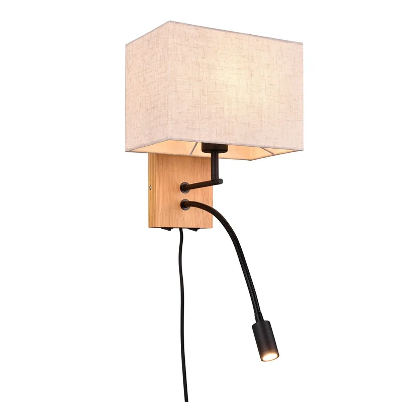 Aplique de pared con lector LED Nilam (3.1W) Directo De Fábrica