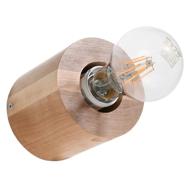 Aplique de pared Lion madera natural Directo De Fábrica
