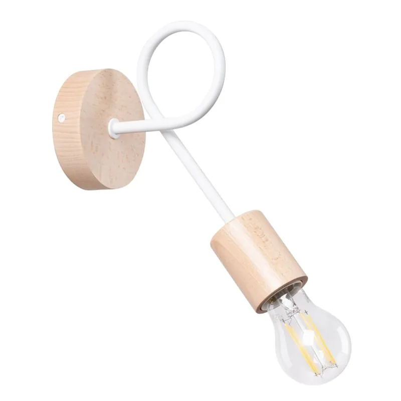 Aplique de pared Laramo blanco Precio Reducido