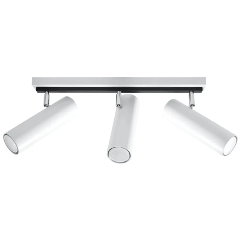 Barato Regleta Zani blanco, 3 luces