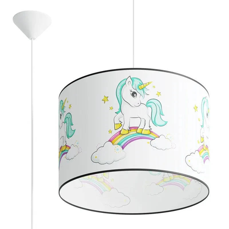 Lámpara colgante infantil Unicornio 40 No Te Lo Pierdas