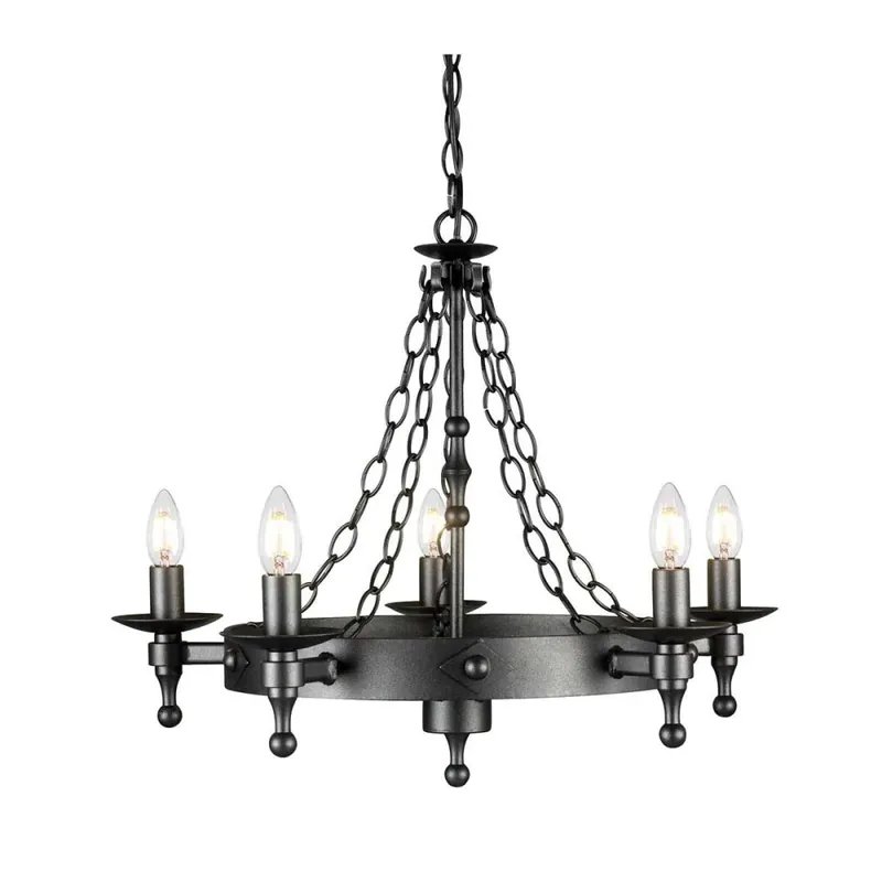 Bestseller Lámpara de araña Warwick (5 luces)