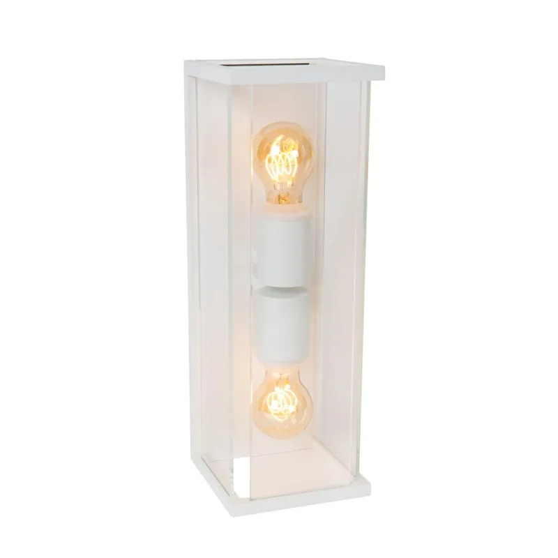 Aplique de pared de exterior Claire Blanco (2 luces) Rebajas
