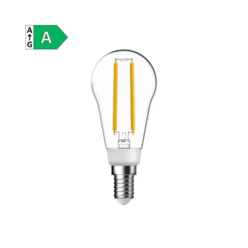 Venta Final Bombilla LED E14 G45 Clase A (2.3W)
