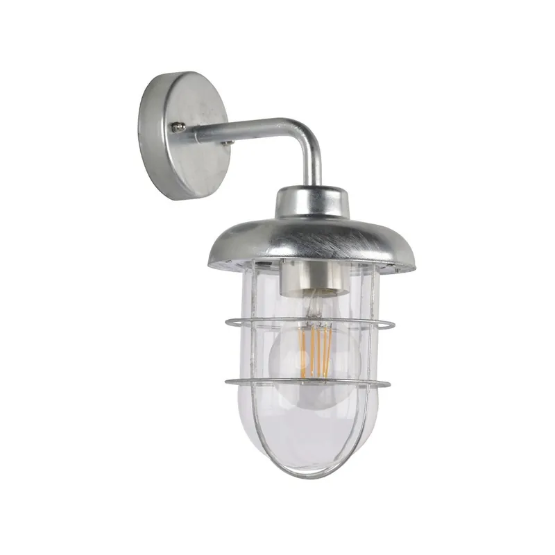 Precio Económico Aplique de exterior galvanizado Farol