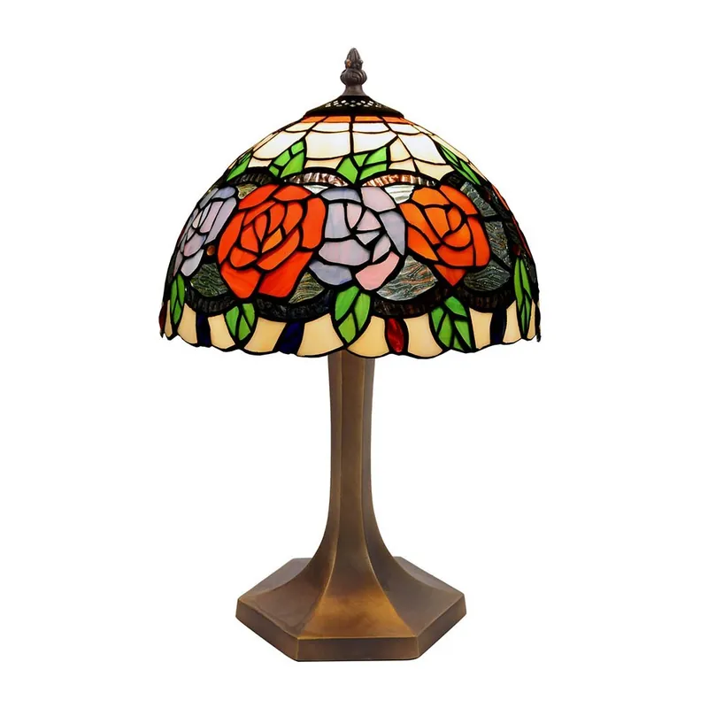 Comprar En Línea Lámpara de sobremesa Rosy cristal Tiffany