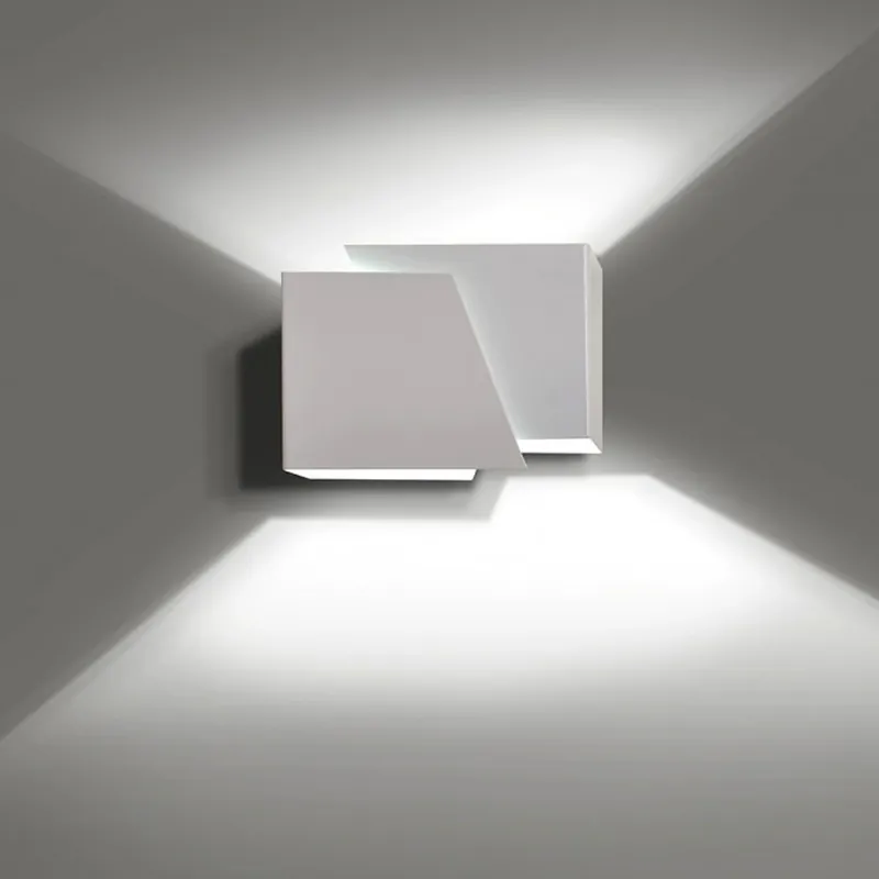 Aplique de pared Corzo Blanco Envío Inmediato