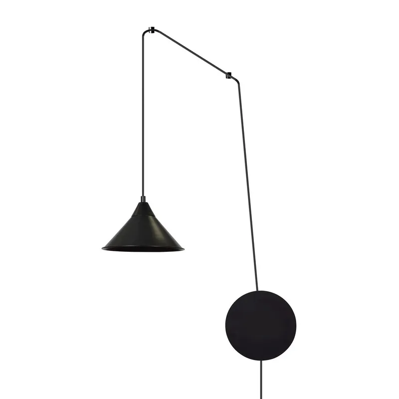 Aplique de pared Cerremo Negro Barato