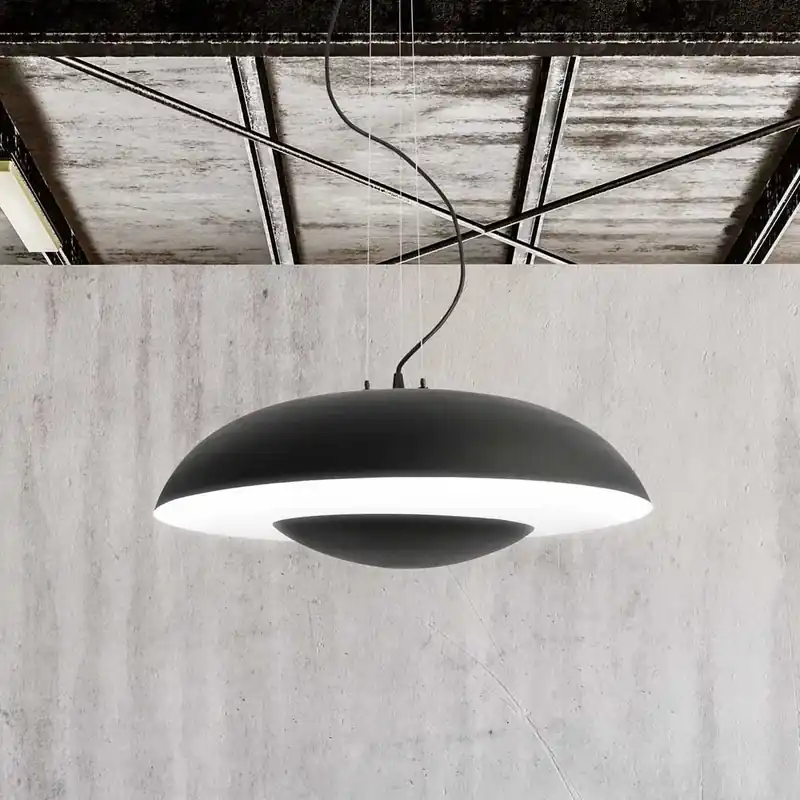 Descuento Lámpara de techo LED Vontre Negro (36W)