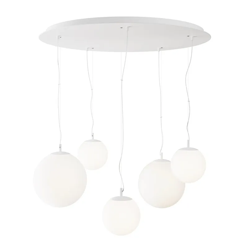 Lámpara colgante Basic Form II Opal (5 luces) A Buen Precio