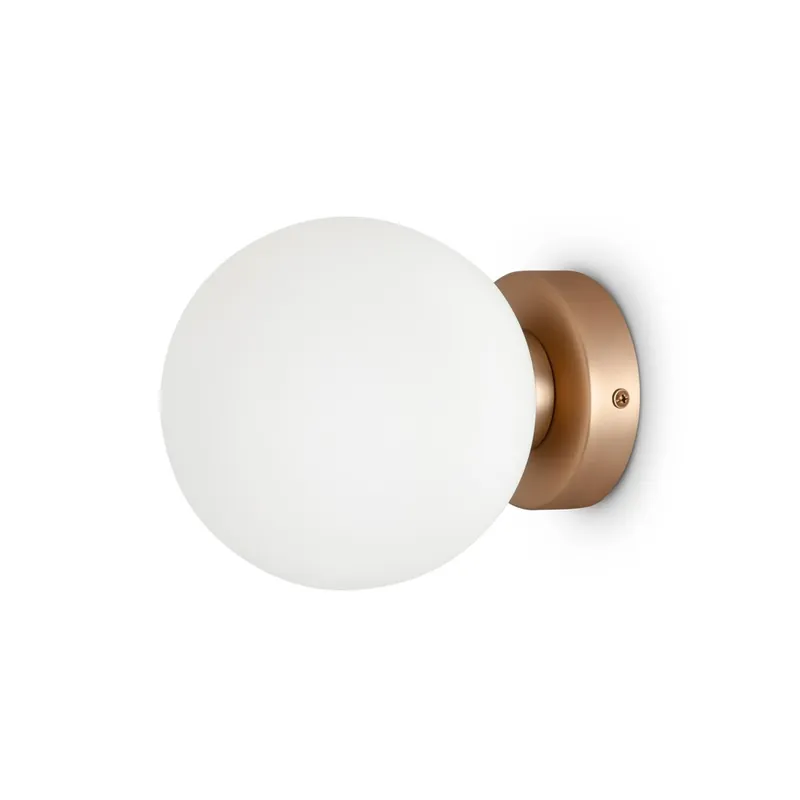 Aplique de pared Basic Form Opal Oro Devolución Gratuita