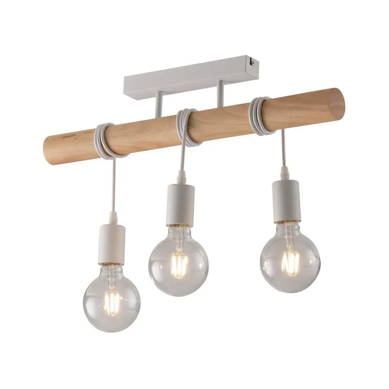 Alta Calidad Barre suspendue effet bois naturel Arizona (3 Lumière)
