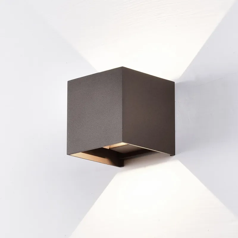 Aplique de pared exterior LED Davos (2x6W) Barato