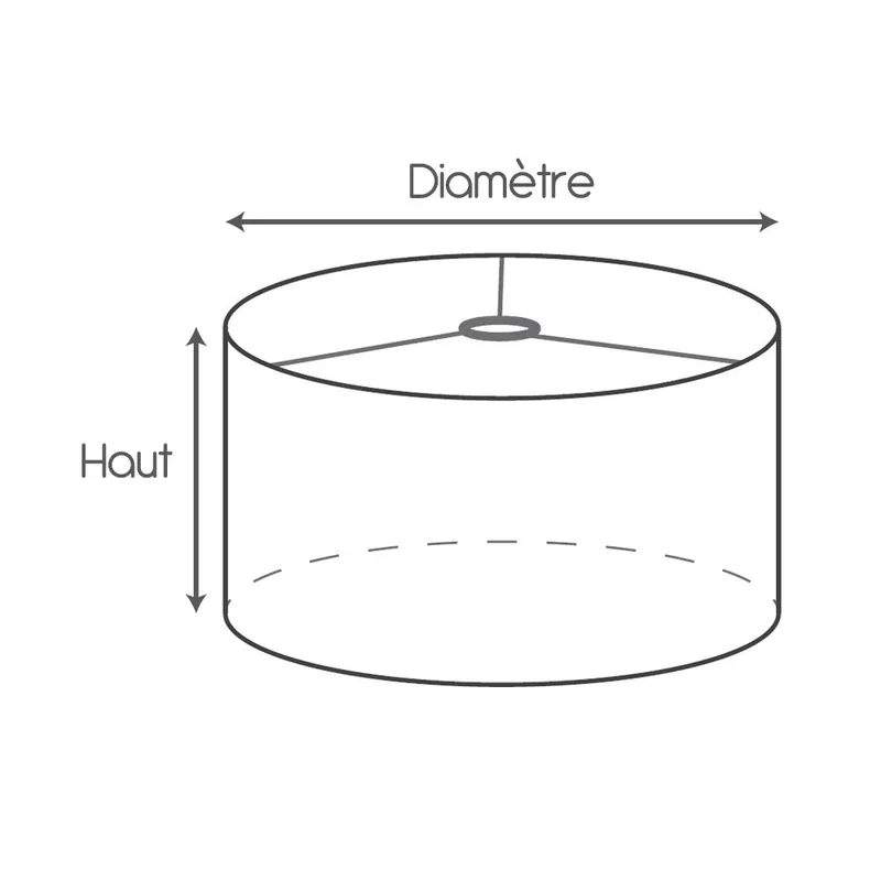 Oferta Especial Abat-jour sur mesure Cylindrique (Suspension)
