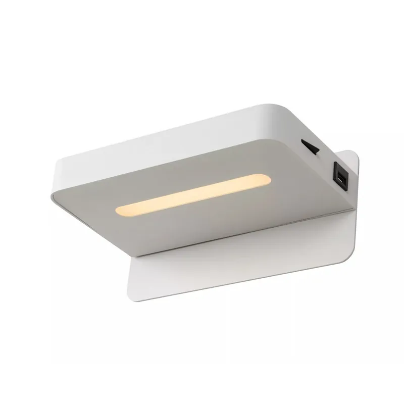 Oferta Applique LED avec étagère et USB Atkin (6W)