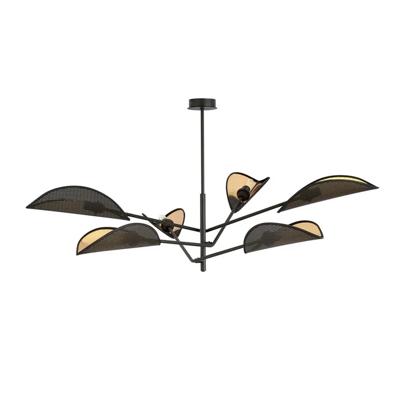 Lustre Cano Noir (6 lumieres) Oferta Flash
