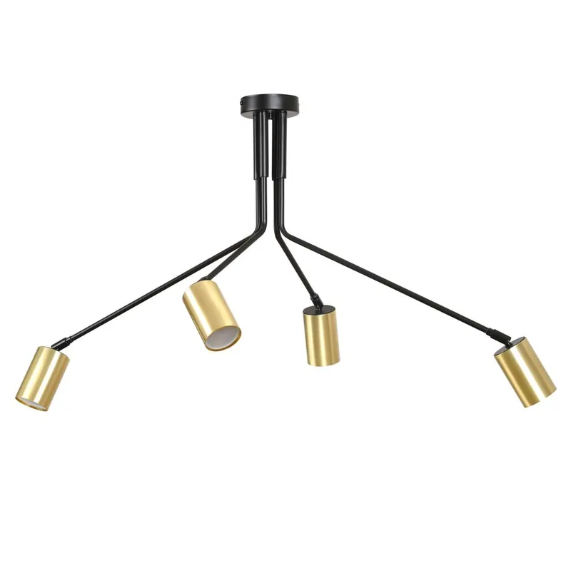 Alta Calidad Plafonnier Norber Noir (4 lumieres)