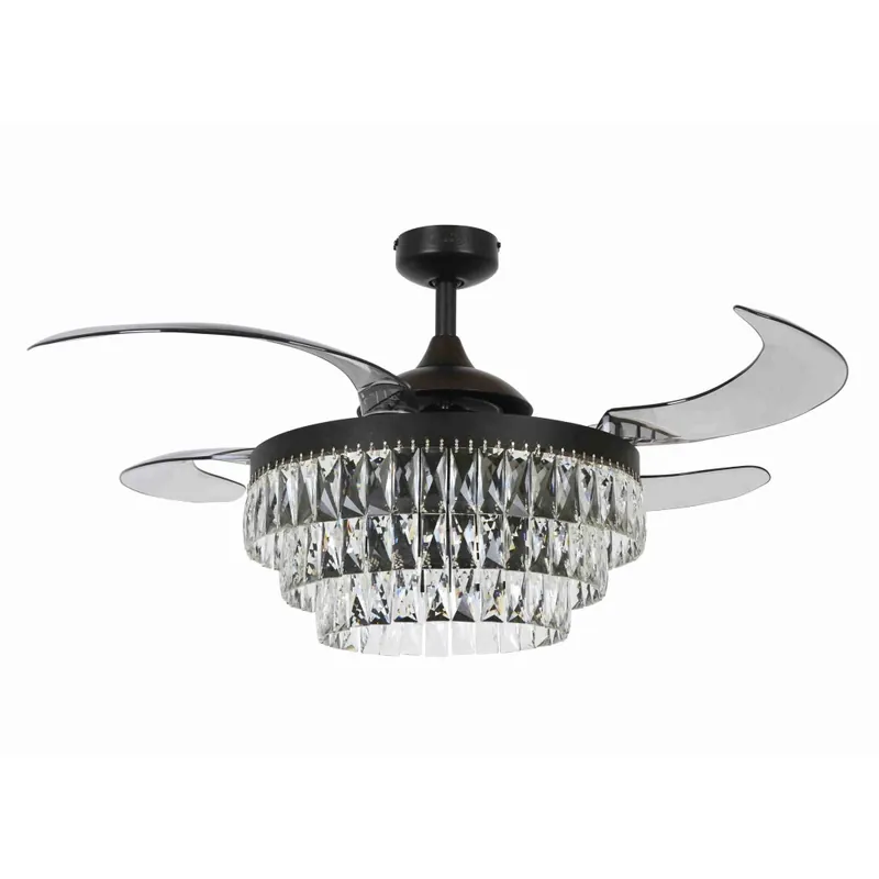 Ventilador de techo aspas retráctiles con luz Veil (3 luces) Rebajas