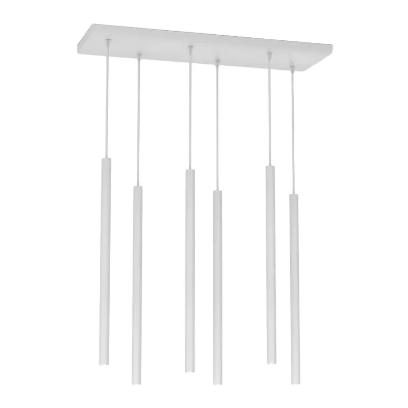 Envío Exprés Lámpara colgante Uza Gris (6 luces)