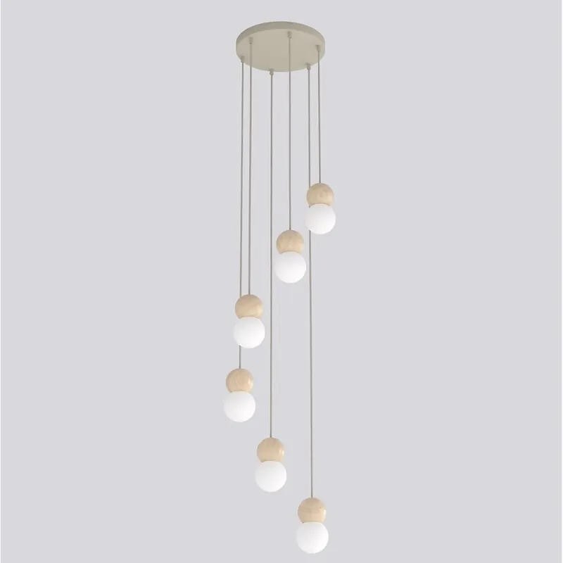 Venta Final Lámpara colgante Bara Moca (6 luces)