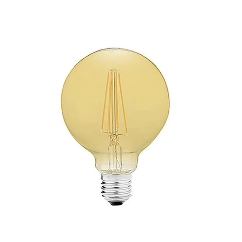 Bombilla globo D95 led 7w ámbar Gran Oferta