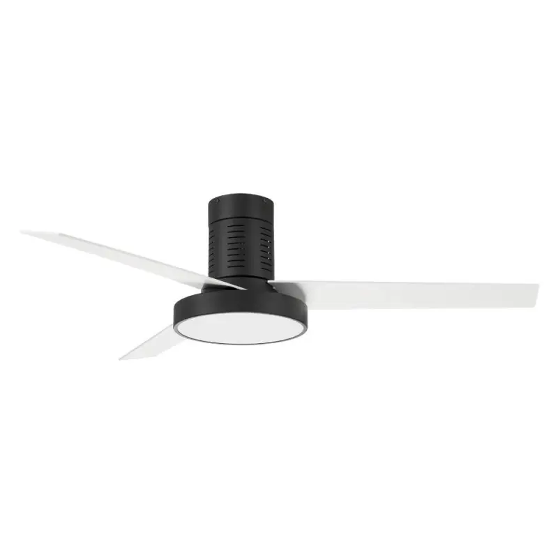 Ventilador de techo Boston negro LED 36w 3CCT acabado negro estilo moderno motor DC 132cm Ø Devolución Gratuita