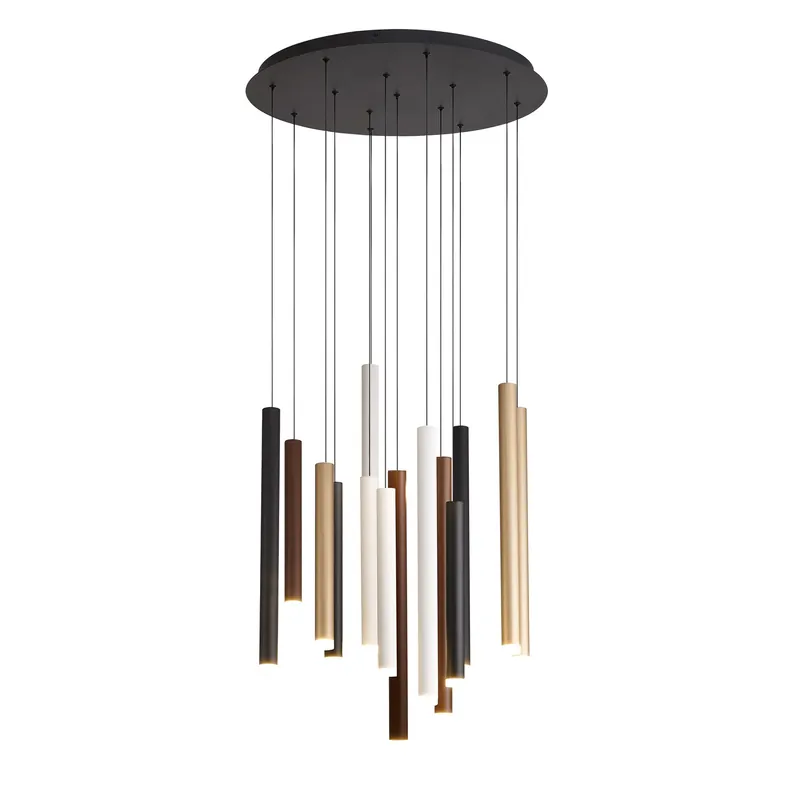 Mantra Cala Lámpara de techo colgante LED blanco, negro, dorado, marrón 8084 No Te Lo Pierdas
