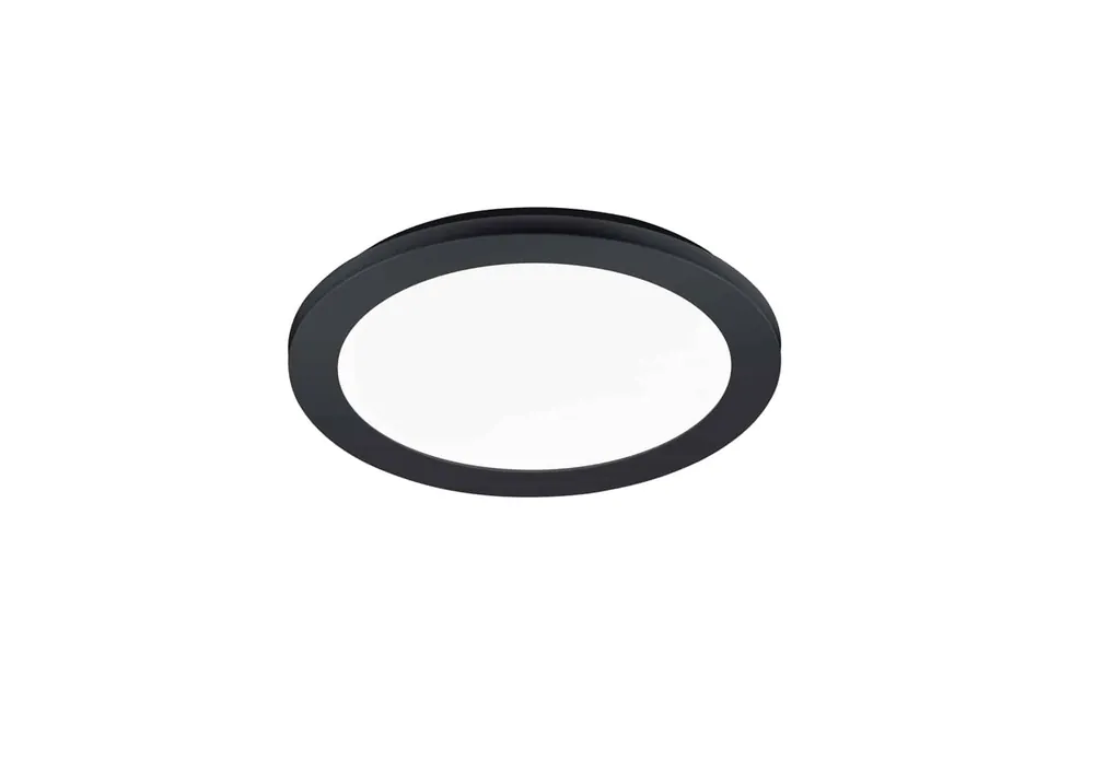 Ordenar Ahora Mismo Plafón de baño Trio Camillus LED negro mate 3000K regulable IP44 Ø26cm R62921532