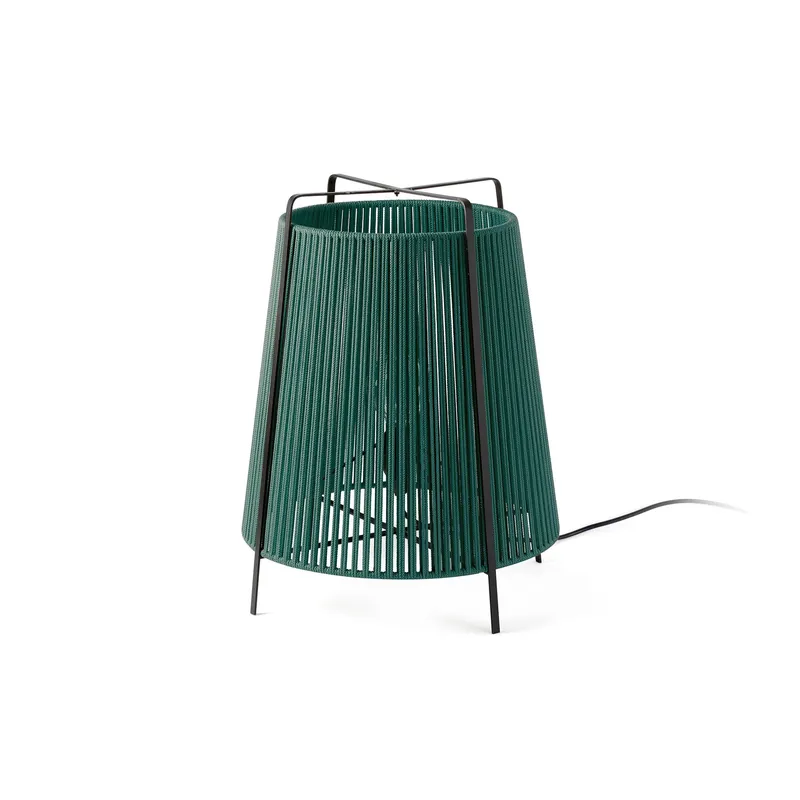 Lámpara de pie de exterior Faro Akane E27 LED verde IP44 71262 A Buen Precio