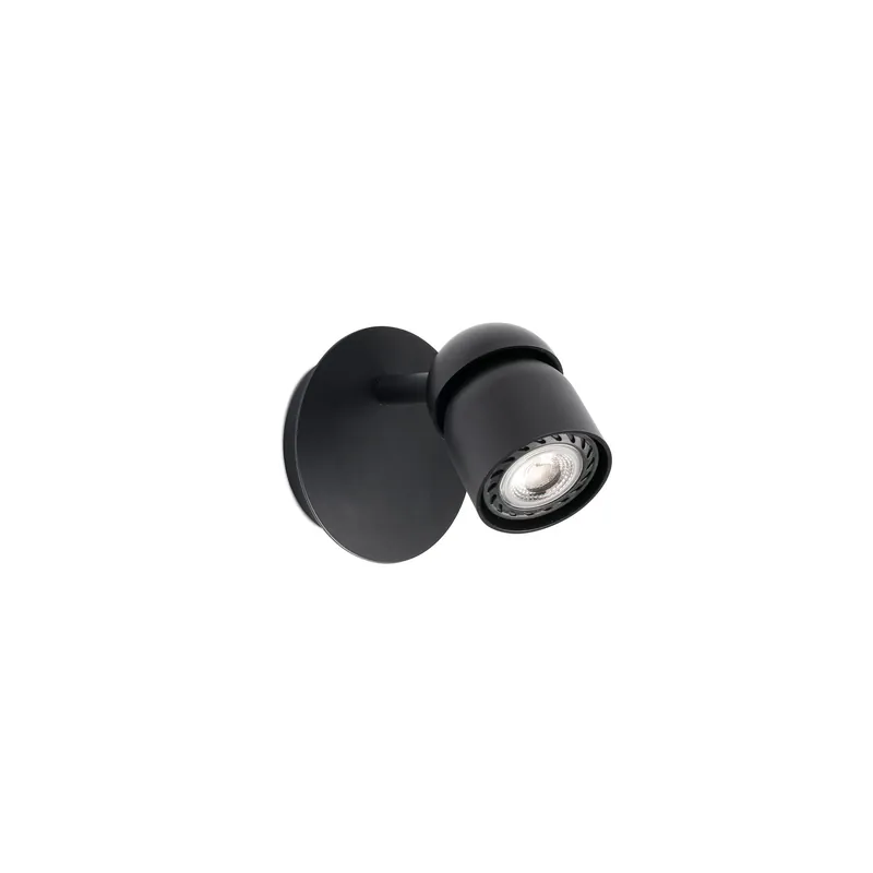 Lámpara de pared aplique Faro Coco 1 luz GU10 LED negro mate 40661 Ordenar Ahora Mismo